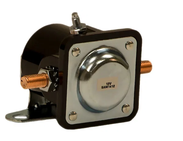1306070 – BUYERS PROD Snow Plow Motor Solenoid, 12 Volt Activated 3 Terminal Plastic Housing